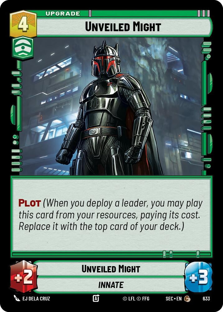 Image for Unveiled Might (Foil) (633) (SEC) - Star Wars: Unlimited