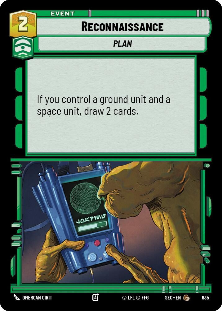 Image for Reconnaissance (Foil) (635) (SEC) - Star Wars: Unlimited