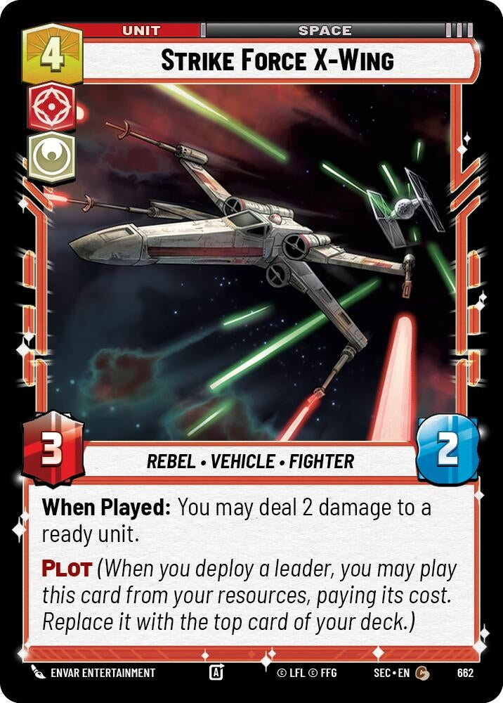 Strike Force X-Wing (Foil) (662) (SEC)