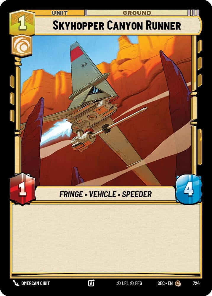 Skyhopper Canyon Runner (Foil) (724) (SEC)