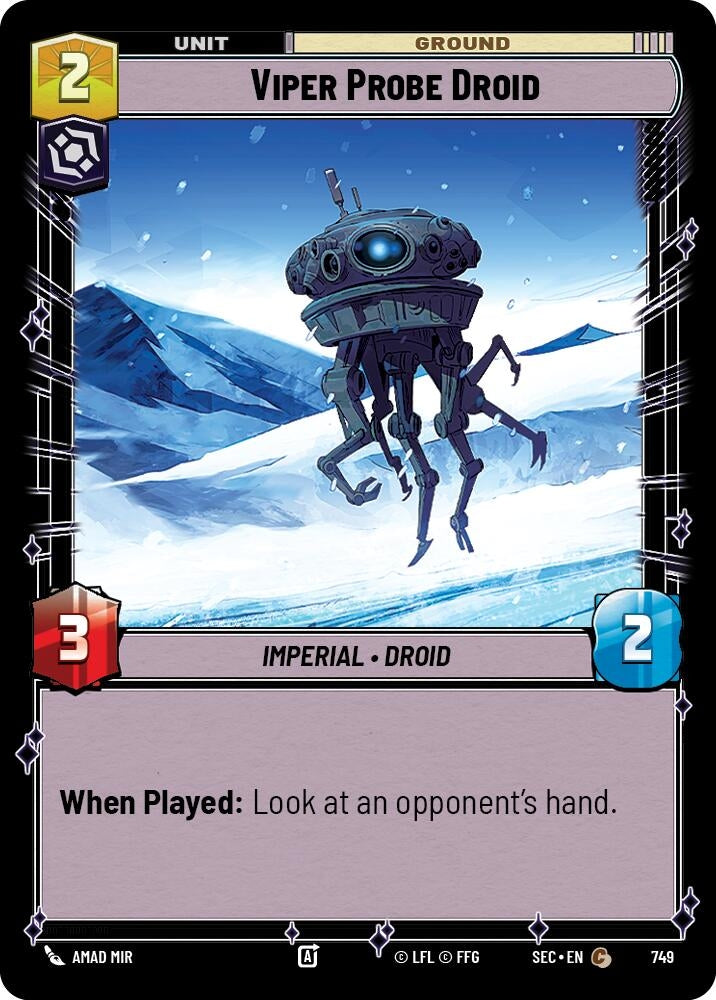 Viper Probe Droid (Foil) (749) (SEC)