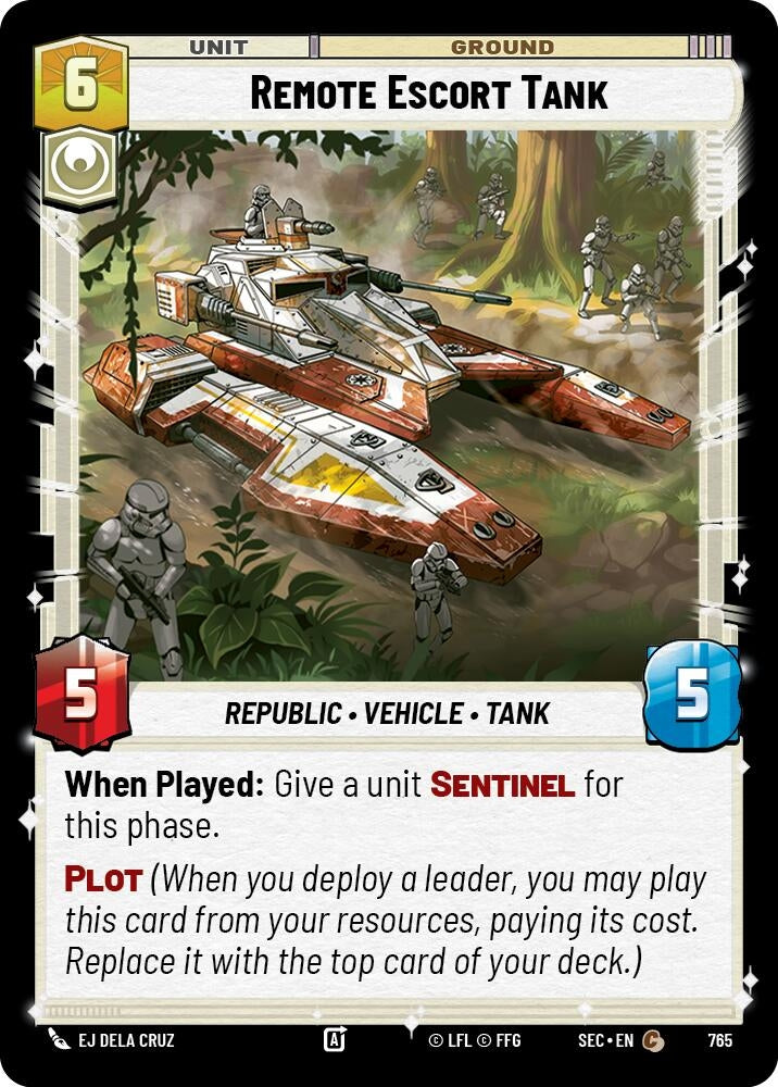 Remote Escort Tank (Foil) (765) (SEC)