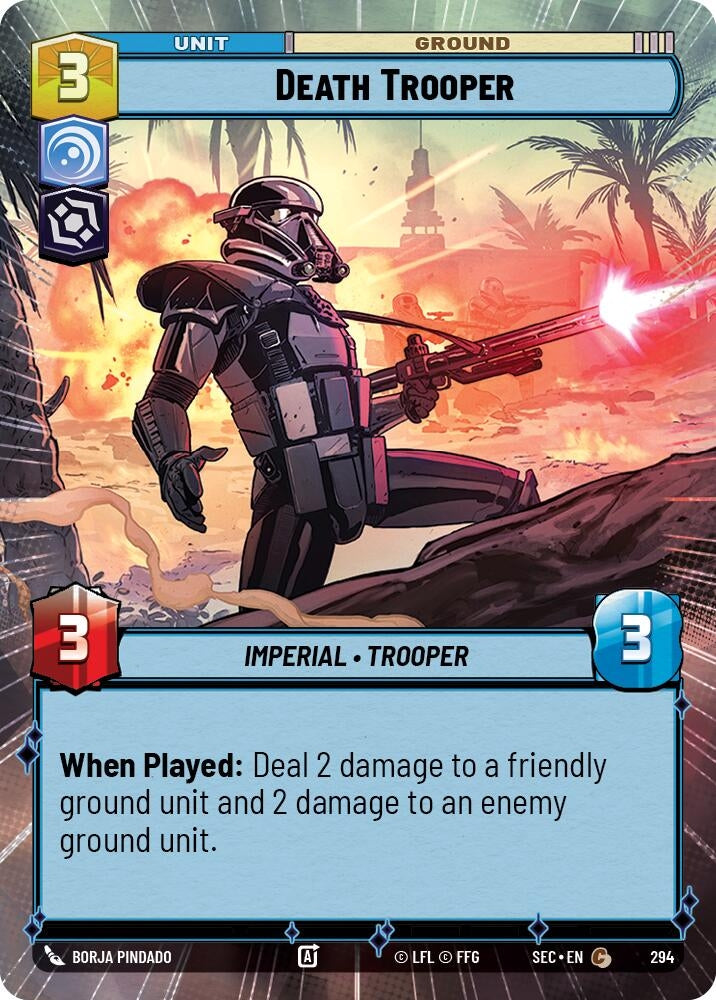 Image for Death Trooper (Hyperspace) (294) (SEC) - Star Wars: Unlimited