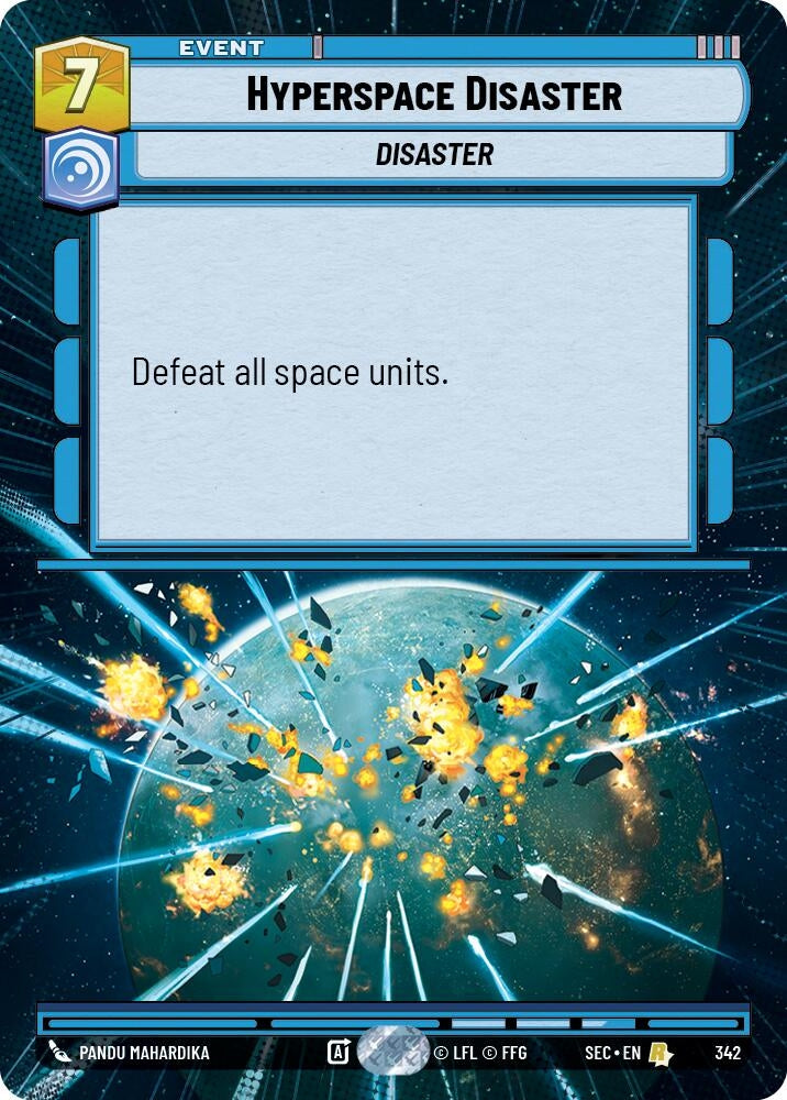 Image for Hyperspace Disaster (Hyperspace) (342) (SEC) - Star Wars: Unlimited