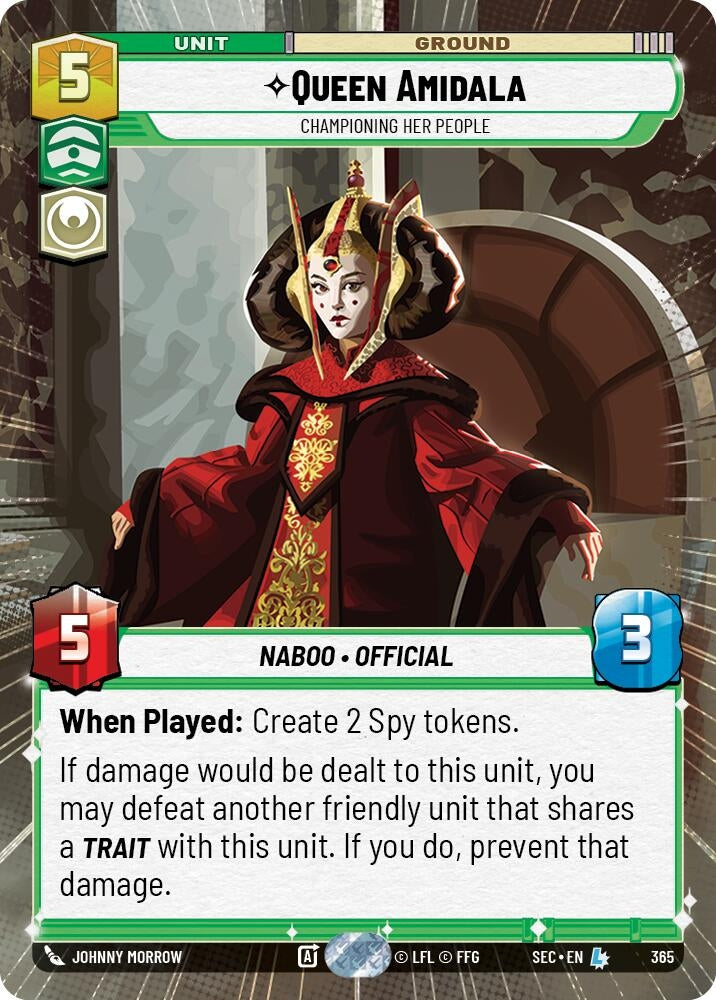 Queen Amidala - Championing Her People (Hyperspace) (365) (SEC)