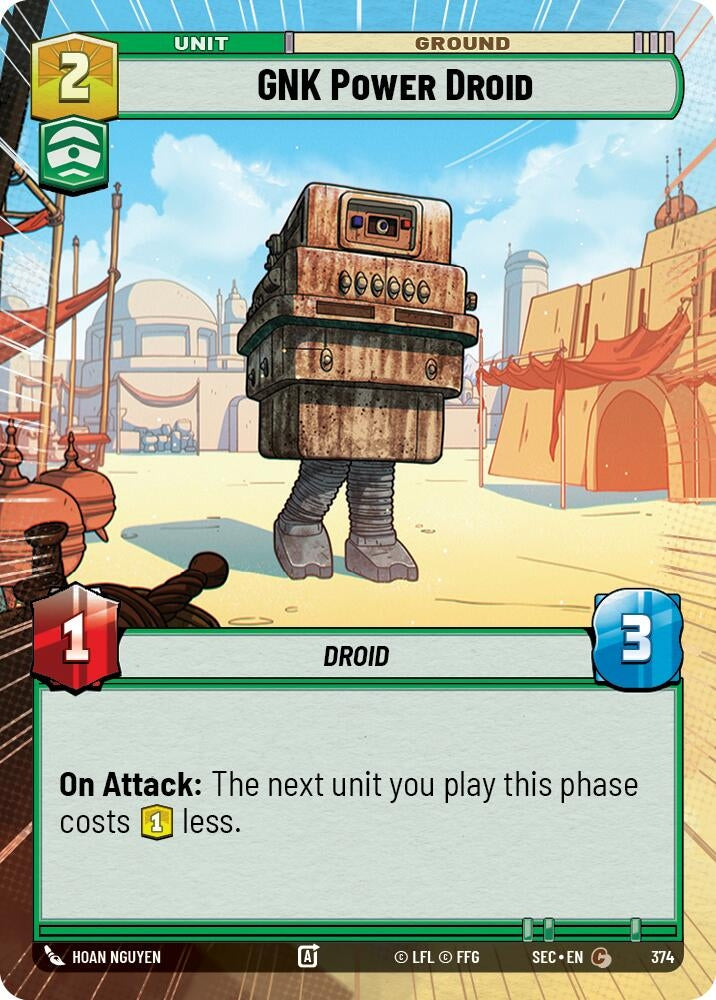Image for GNK Power Droid (Hyperspace) (374) (SEC) - Star Wars: Unlimited