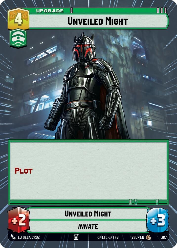 Image for Unveiled Might (Hyperspace) (387) (SEC) - Star Wars: Unlimited