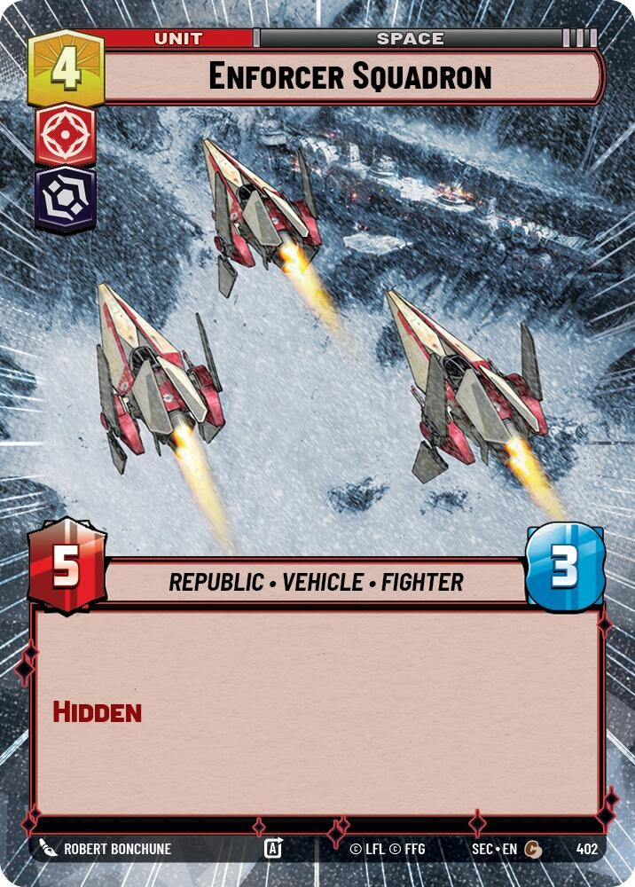 Image for Enforcer Squadron (Hyperspace) (402) (SEC) - Star Wars: Unlimited