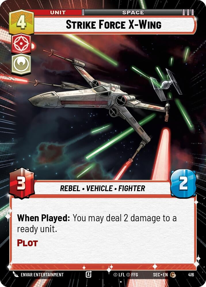 Image for Strike Force X-Wing (Hyperspace) (416) (SEC) - Star Wars: Unlimited