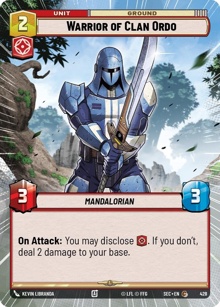 Warrior of Clan Ordo (Hyperspace) (428) (SEC)