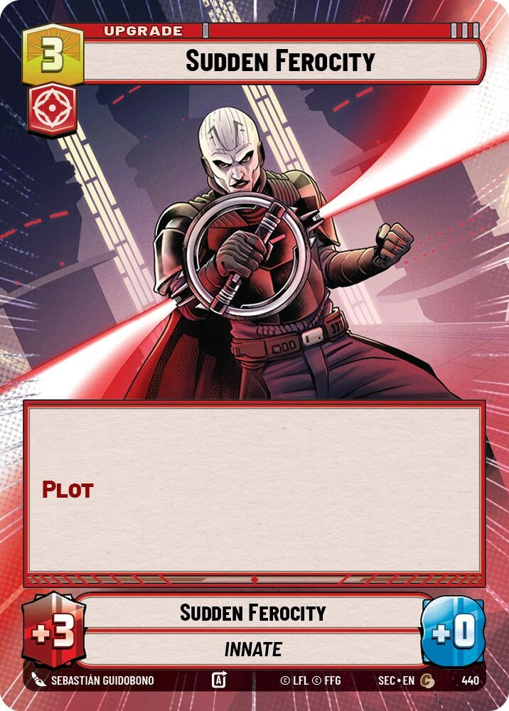 Image for Sudden Ferocity (Hyperspace) (440) (SEC) - Star Wars: Unlimited