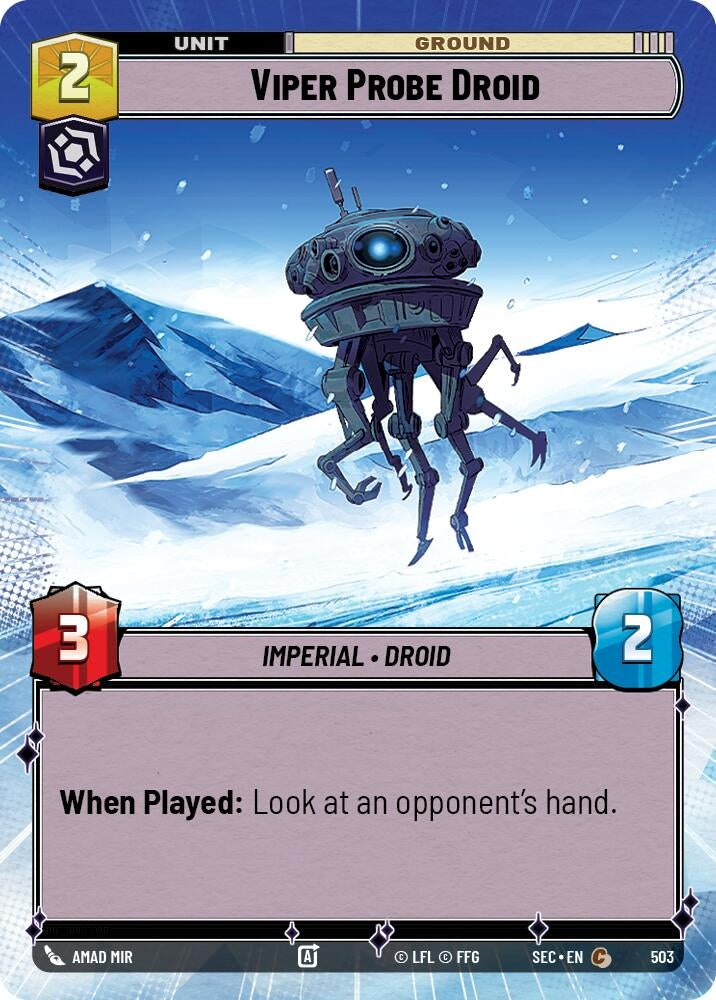Image for Viper Probe Droid (Hyperspace) (503) (SEC) - Star Wars: Unlimited