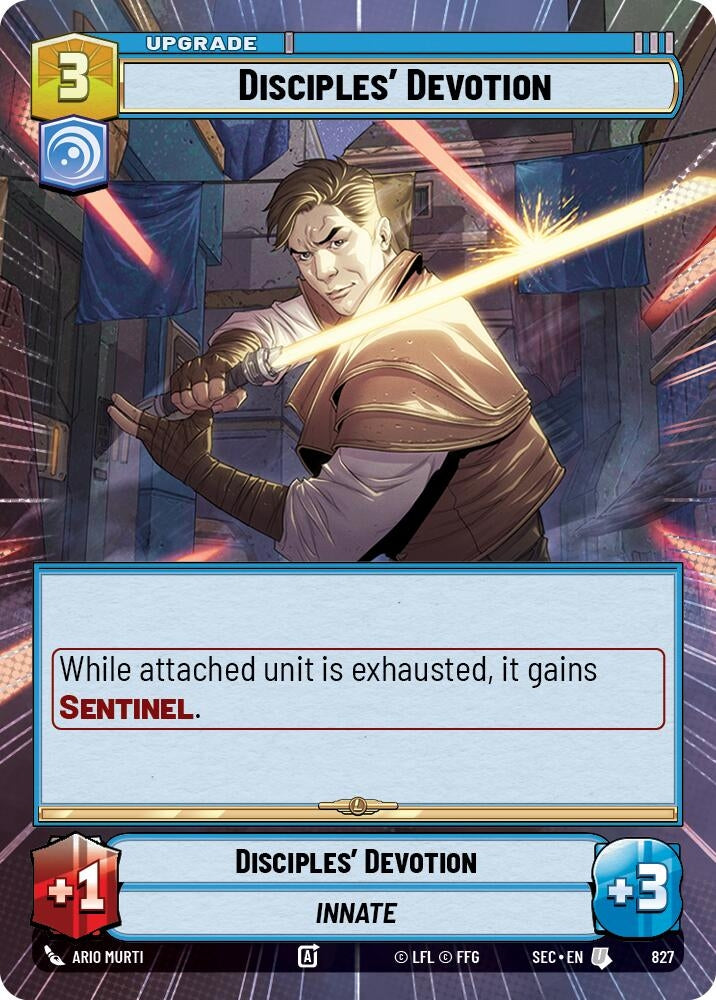 Disciples' Devotion (Hyperspace Foil) (827) (SEC)