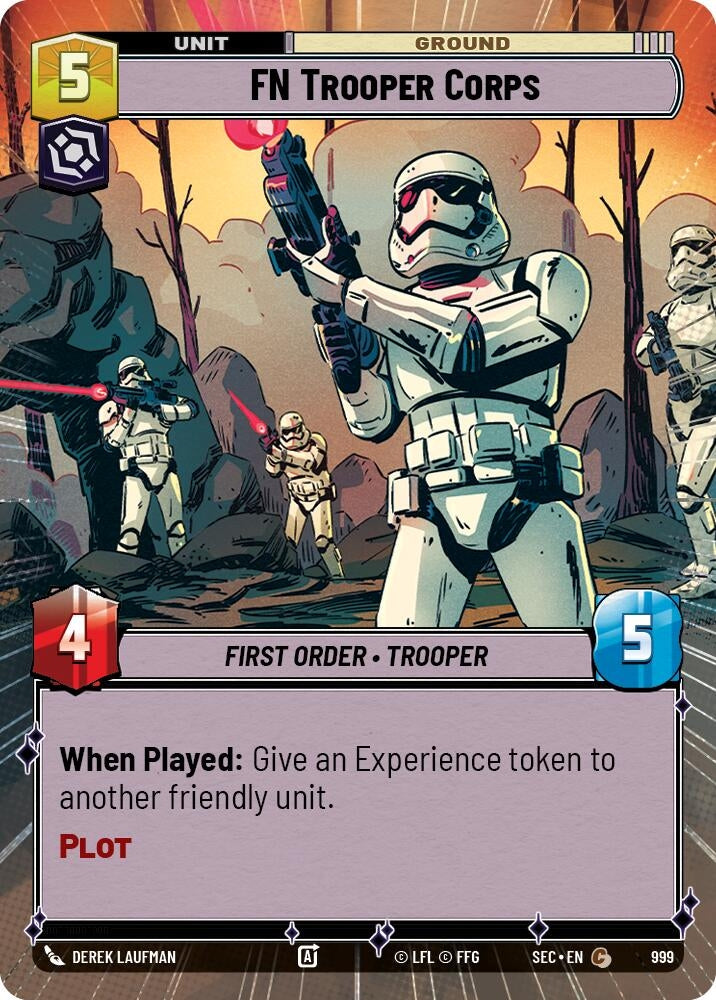 Image for FN Trooper Corps (Hyperspace Foil) (999) (SEC) - Star Wars: Unlimited