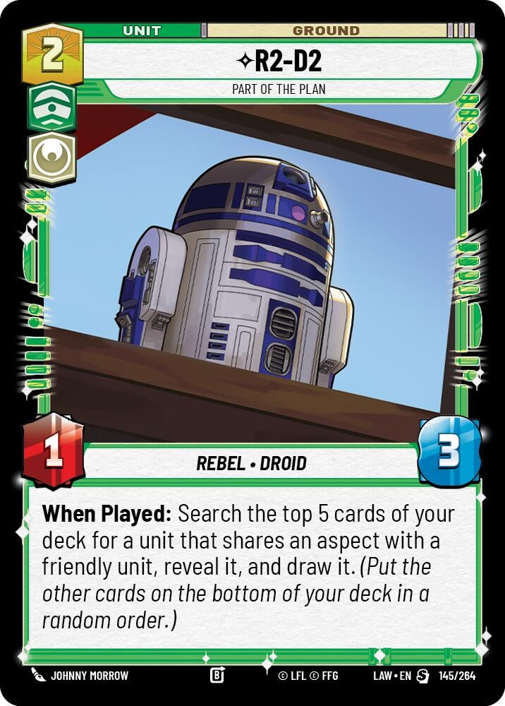 Image for R2-D2 - Part of the Plan (145/264) (LAW) - Star Wars: Unlimited