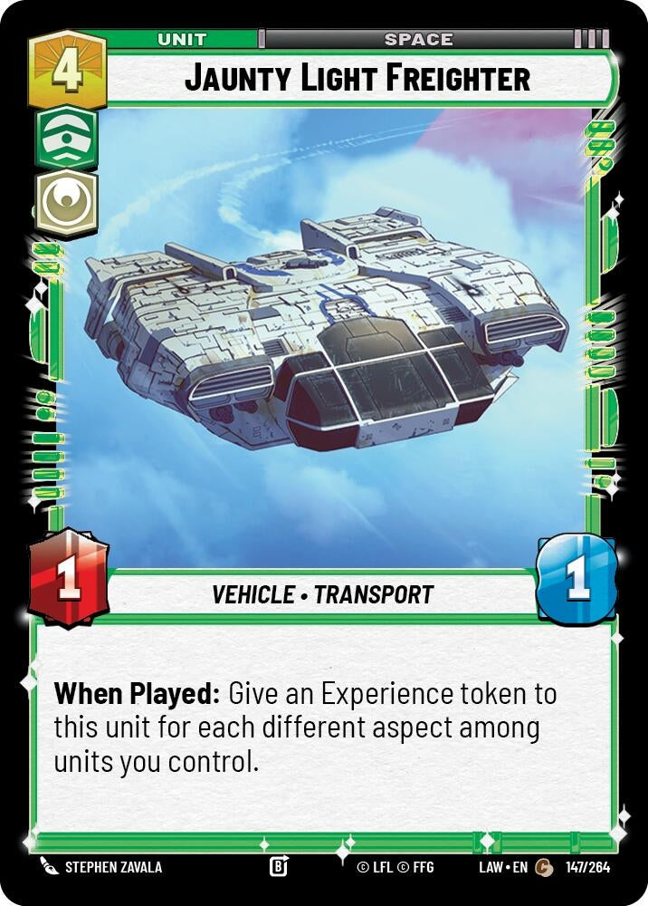 Image for Jaunty Light Frieghter (147/264) (LAW) - Star Wars: Unlimited