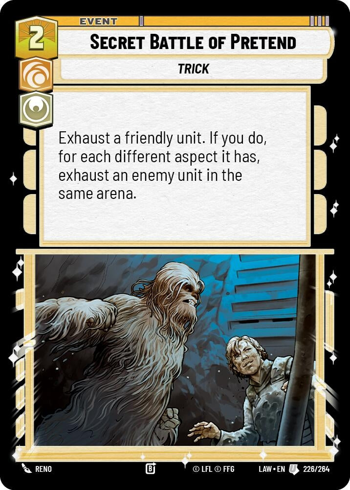 Image for Secret Battle of Pretend (226/264) (LAW) - Star Wars: Unlimited