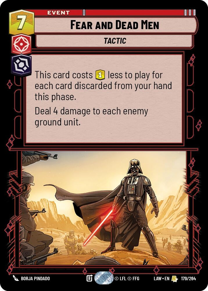 Image for Fear and Dead Men (179/264) (LAW) - Star Wars: Unlimited