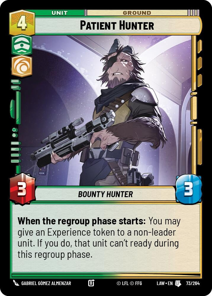 Image for Patient Hunter (73/264) (LAW) - Star Wars: Unlimited