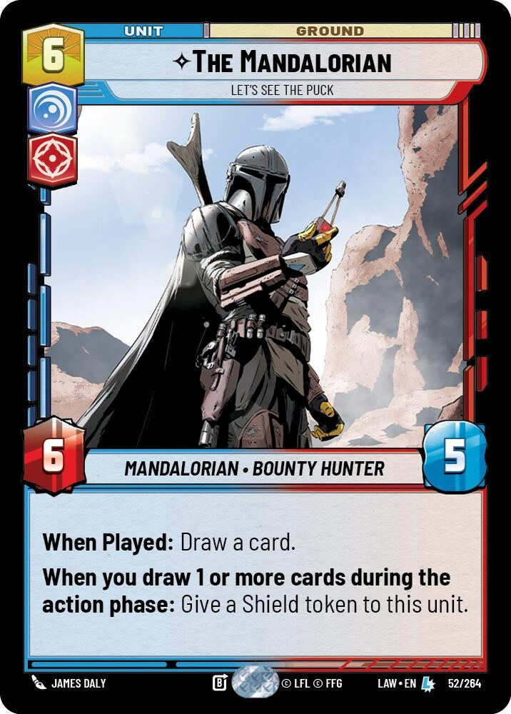 Image for The Mandalorian - Let's See The Puck (52/264) (LAW) - Star Wars: Unlimited