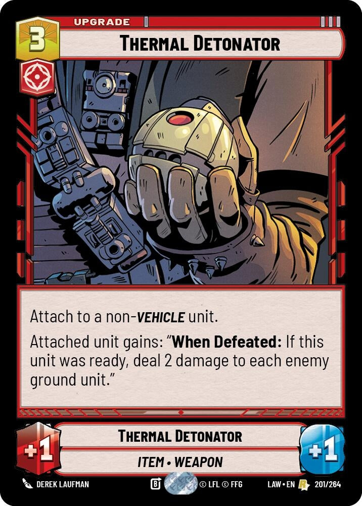Image for Thermal Detonator (201/264) (LAW) - Star Wars: Unlimited