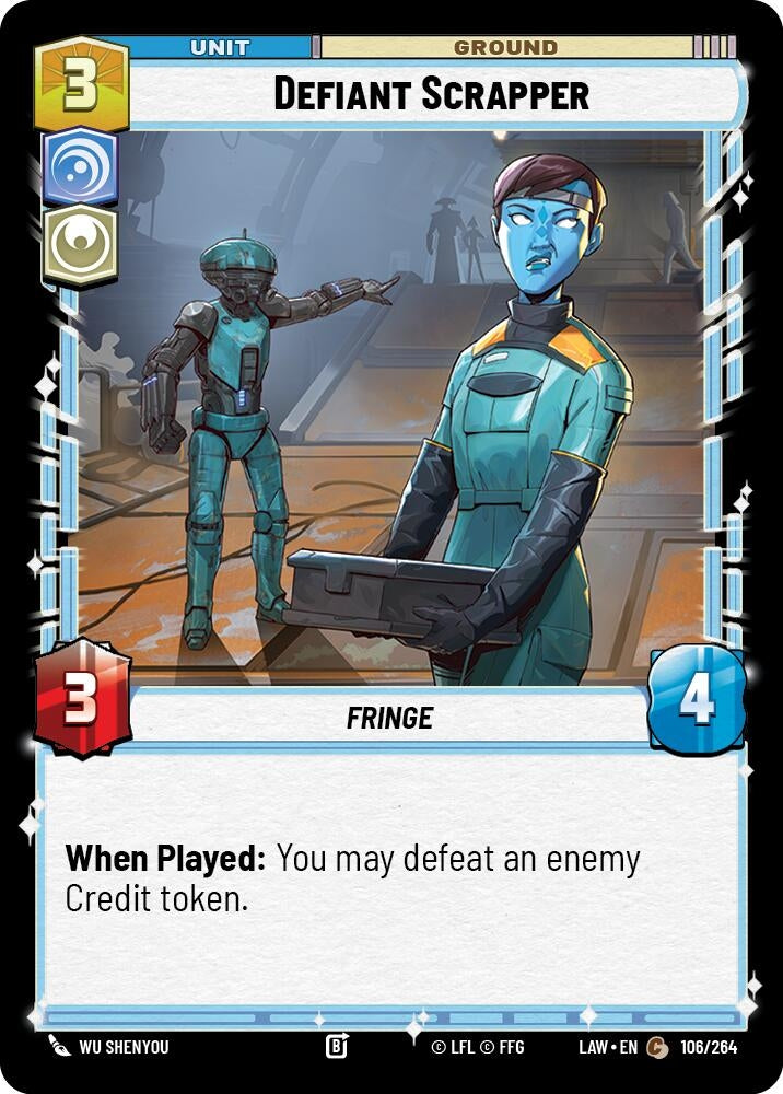 Image for Defiant Scrapper (106/264) (LAW) - Star Wars: Unlimited