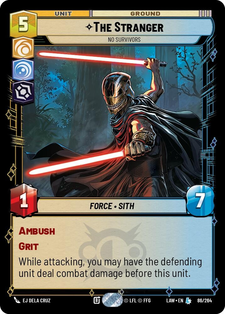 Image for The Stranger - No Survivors (86/264) (LAW) - Star Wars: Unlimited