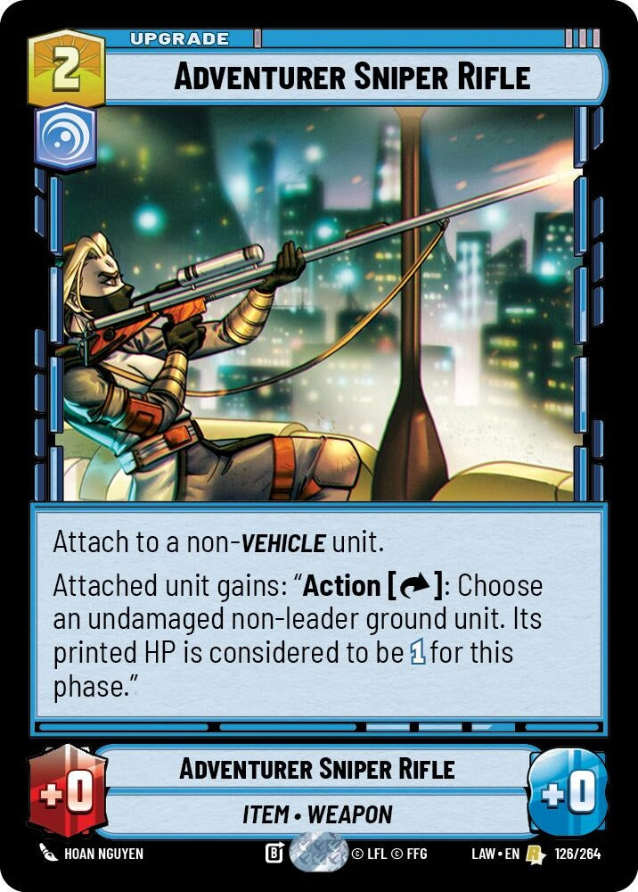 Image for Adventurer's Sniper Rifle (126/264) (LAW) - Star Wars: Unlimited