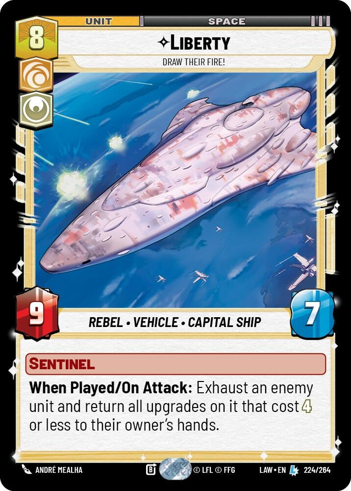 Image for Liberty - Draw Their Fire! (224/264) (LAW) - Star Wars: Unlimited