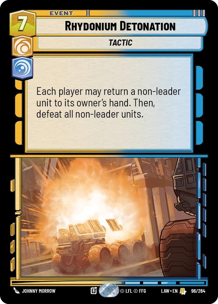 Image for Rhydonium Detonation (96/264) (LAW) - Star Wars: Unlimited
