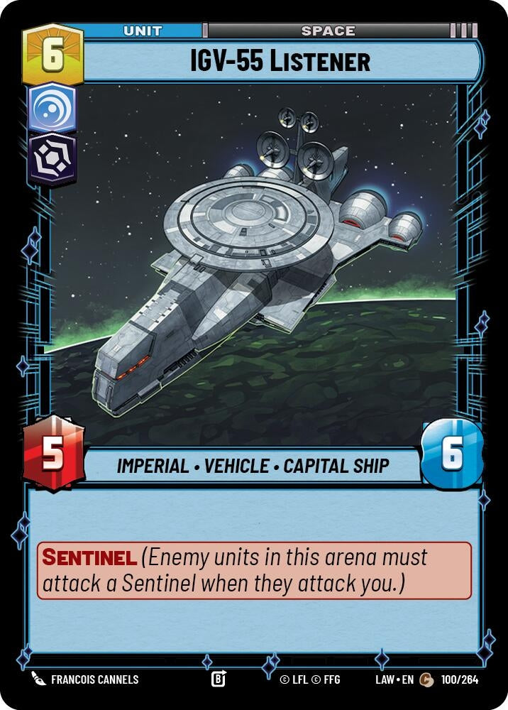 Image for IGV-55 Listener (100/264) (LAW) - Star Wars: Unlimited