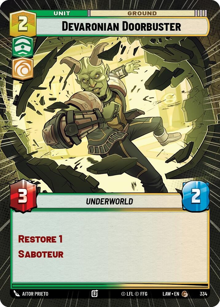 Devaronian Doorbuster (Hyperspace) (334) (LAW)