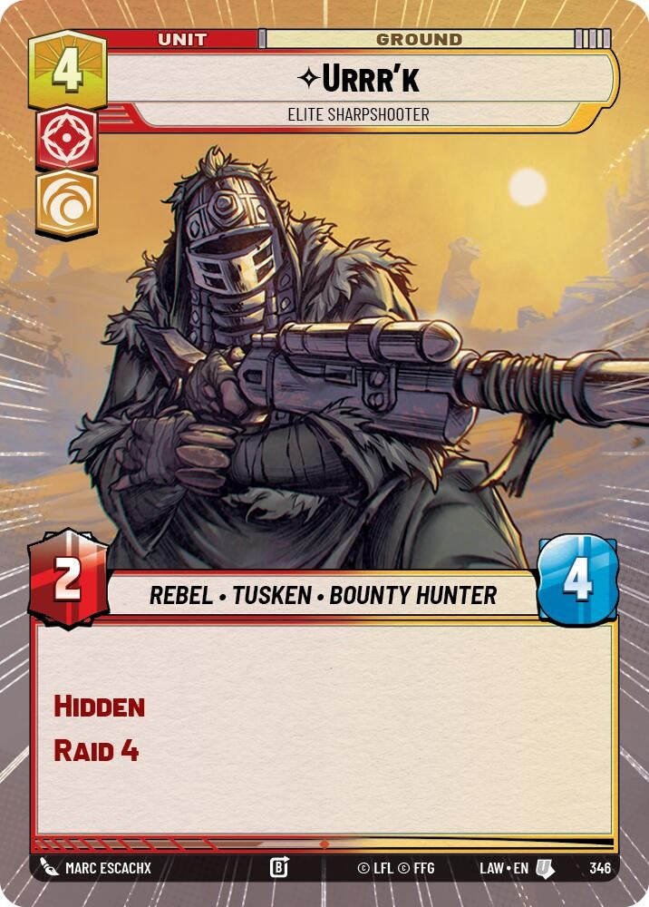 Urrr'k - Elite Sharpshooter (Hyperspace) (346) (LAW)