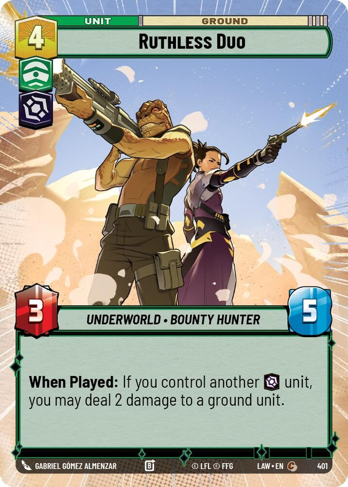 Ruthless Duo (Hyperspace) (401) (LAW)