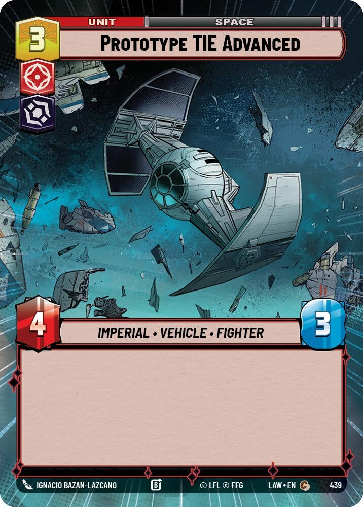 Prototype TIE Advanced (Hyperspace) (439) (LAW)
