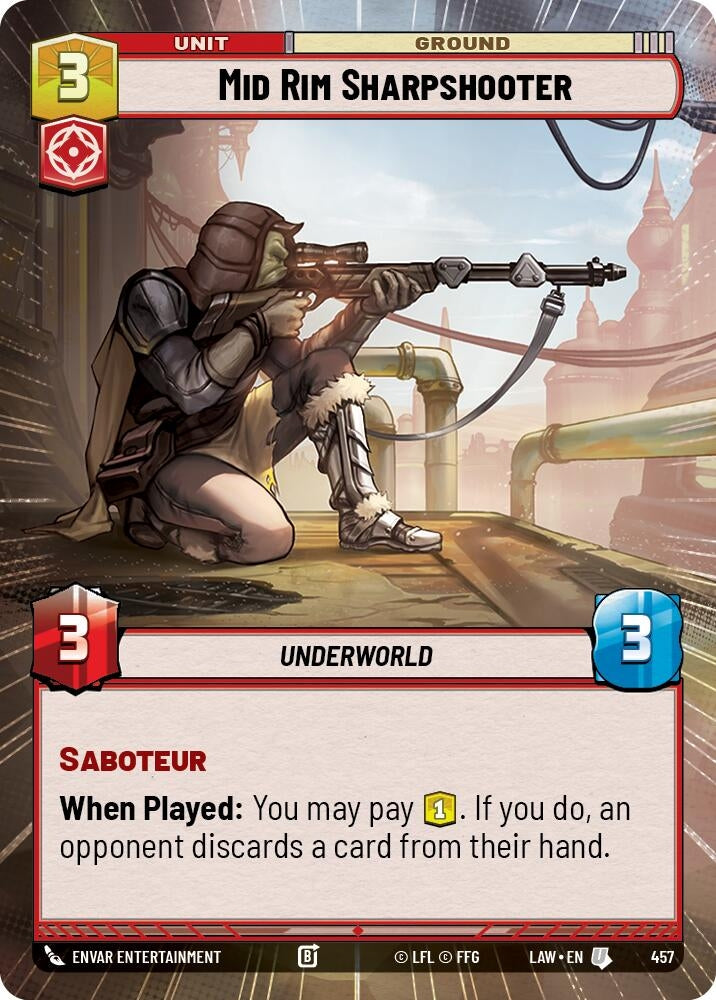 Mid Rim Sharpshooter (Hyperspace) (457) (LAW)