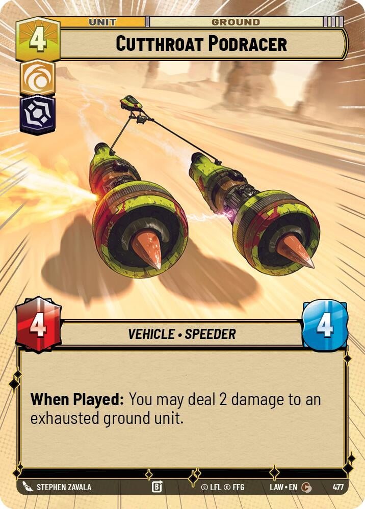 Cutthroat Podracer (Hyperspace) (477) (LAW)