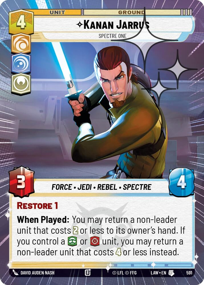 Kanan Jarrus - Spectre One (Hyperspace Foil) (591) (LAW)