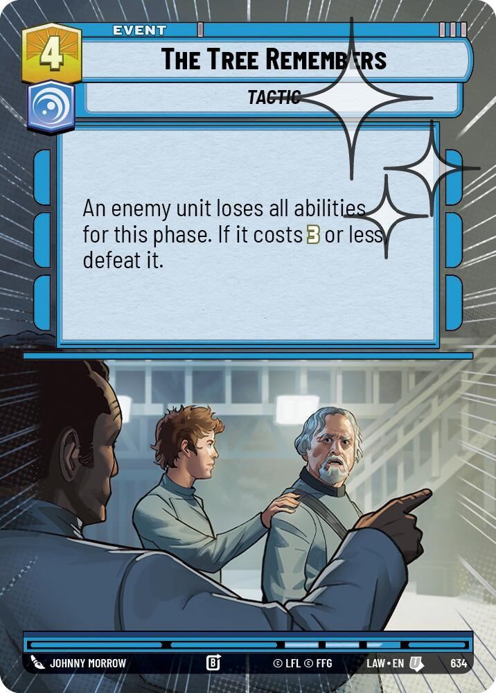 Image for The Tree Remembers (Hyperspace Foil) (634) (LAW) - Star Wars: Unlimited