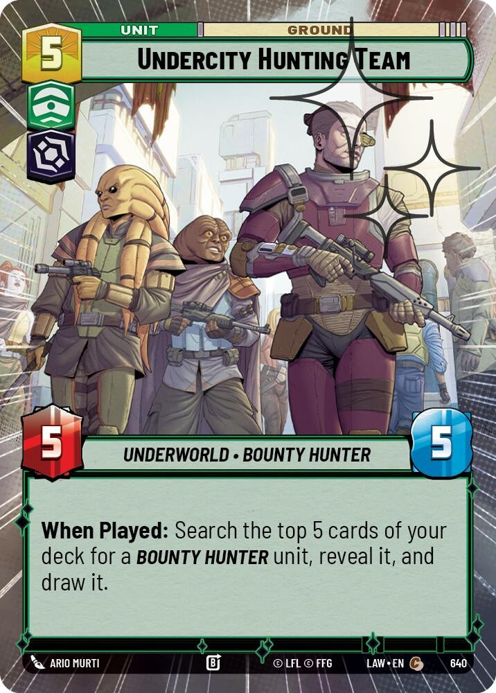 Undercity Hunting Team (Hyperspace Foil) (640) (LAW)