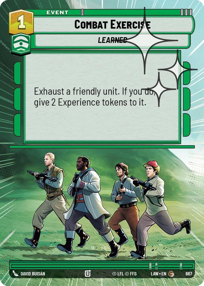 Combat Exercise (Hyperspace Foil) (667) (LAW)