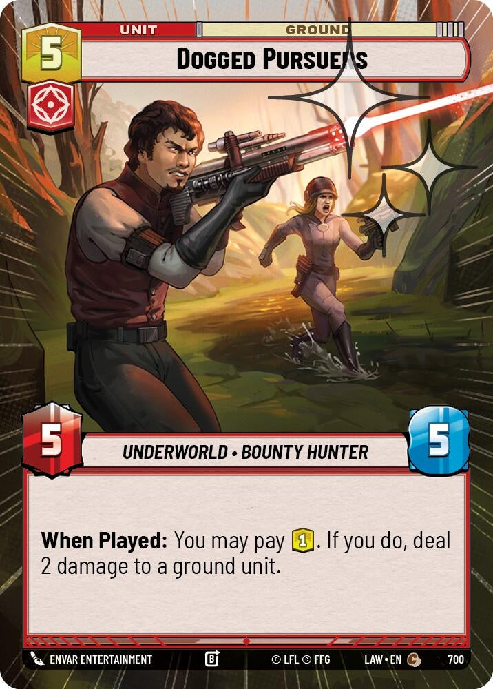 Dogged Pursuers (Hyperspace Foil) (700) (LAW)