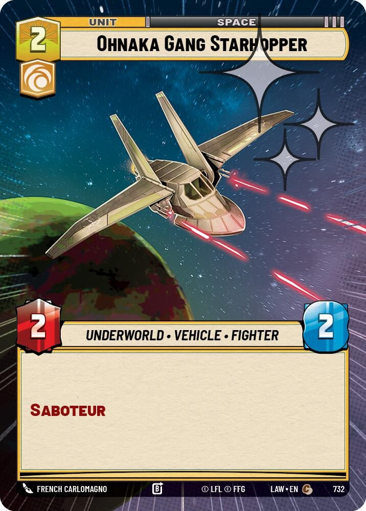 Ohnaka Gang Starhopper (Hyperspace Foil) (732) (LAW)