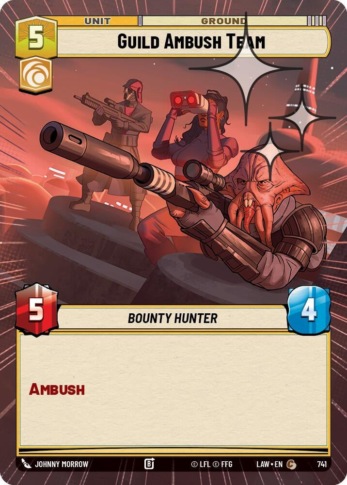 Guild Ambush Team (Hyperspace Foil) (741) (LAW)