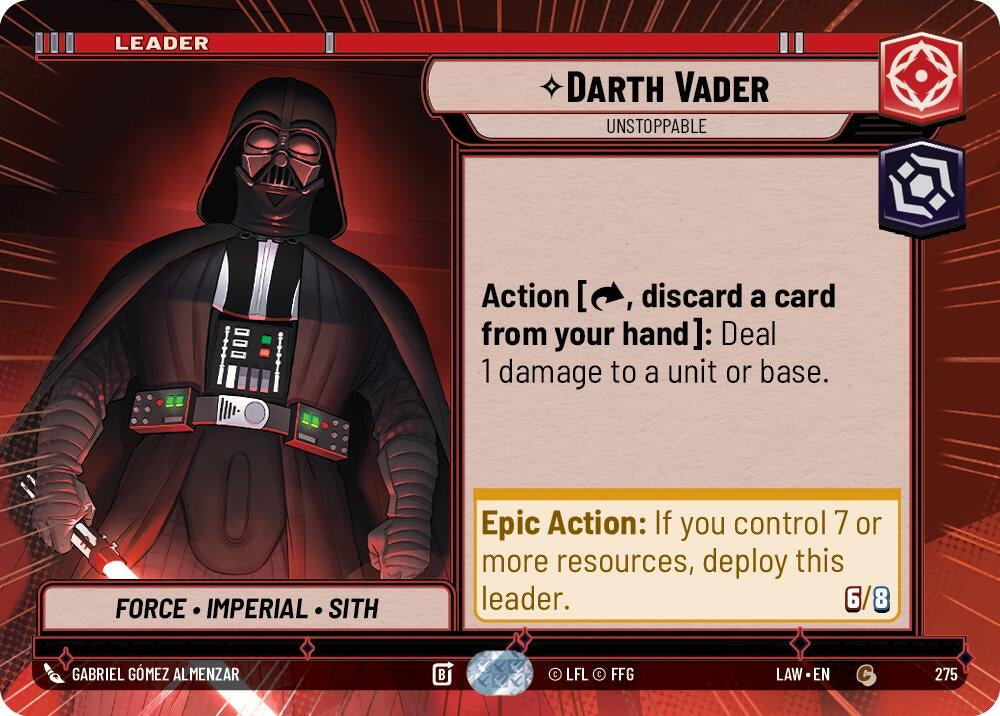 Darth Vader - Unstoppable (Hyperspace) (275) (LAW)