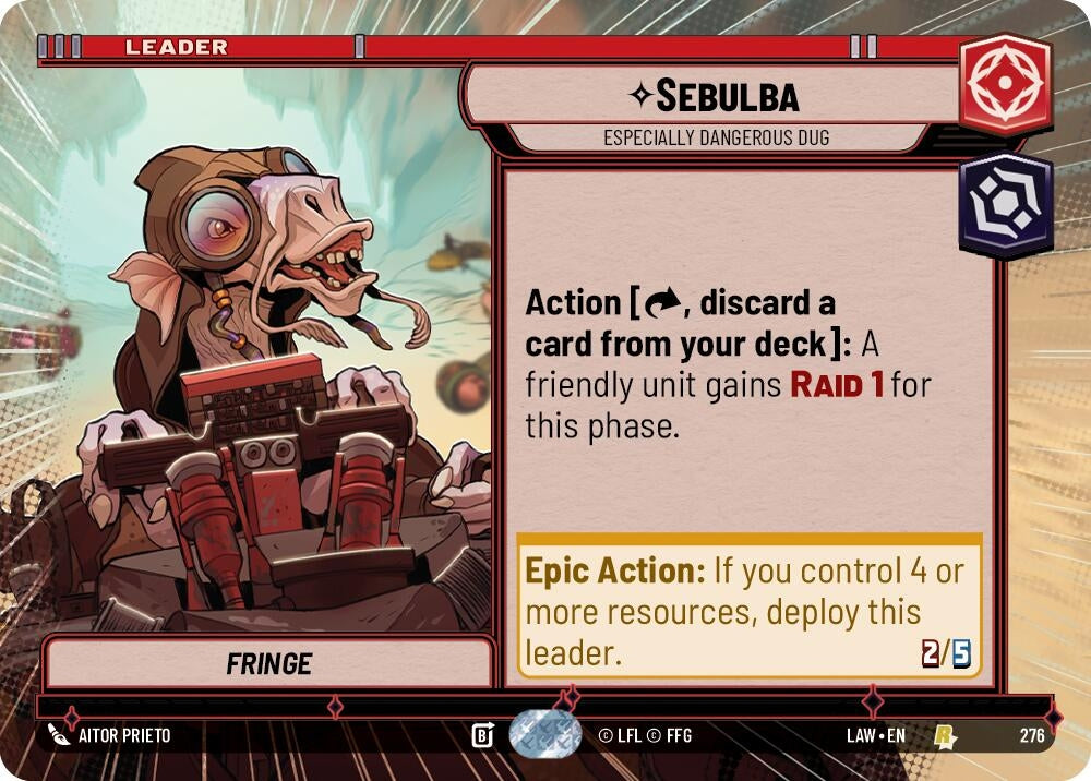 Sebulba - Especially Dangerous Dug (Hyperspace) (276) (LAW)