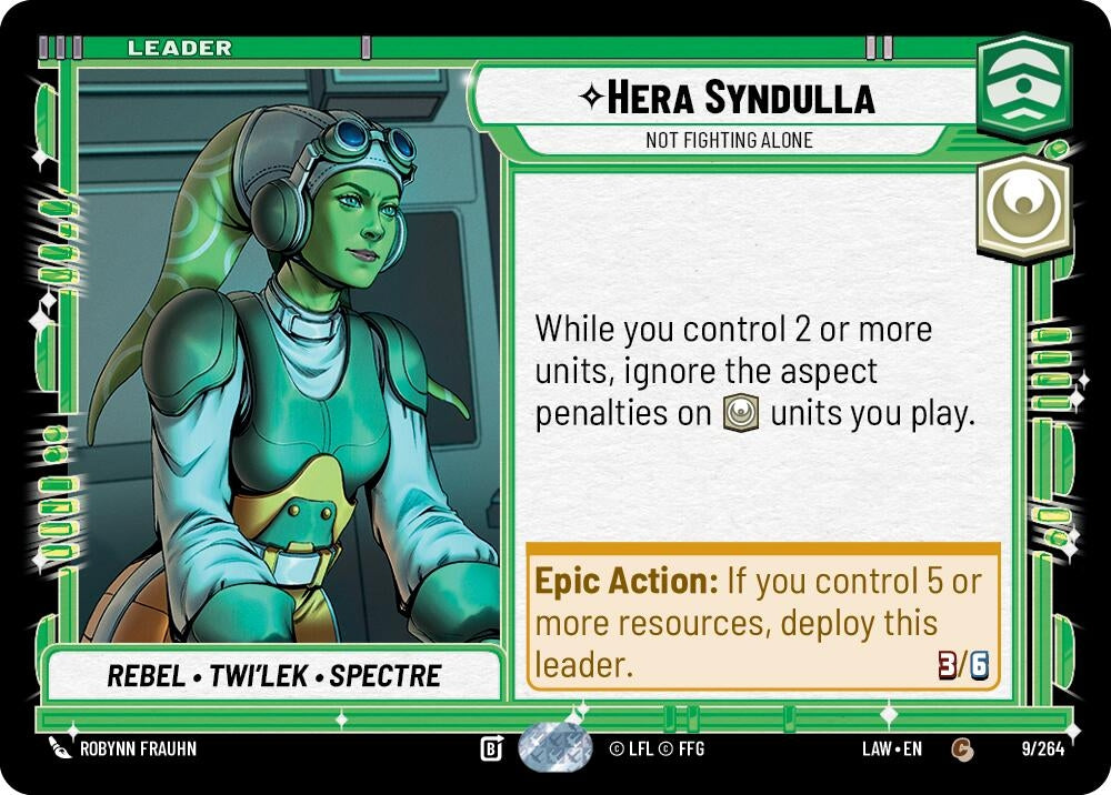 Hera Syndulla - Not Fighting Alone (9/264) (LAW)
