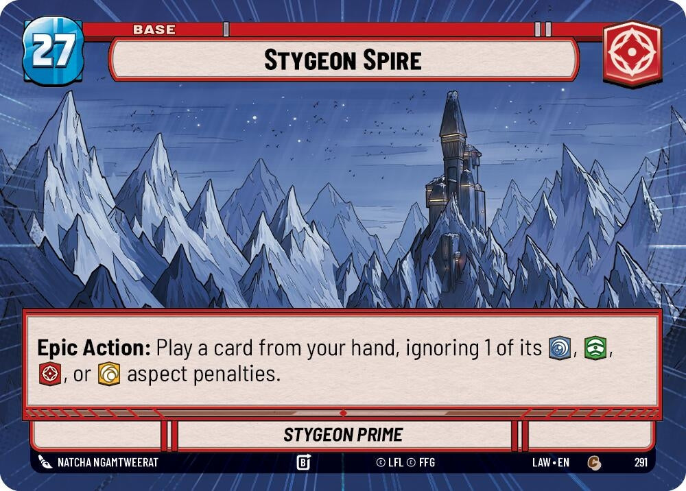 Stygeon Spire // Shield (Hyperspace) (291 // T06) (LAW)