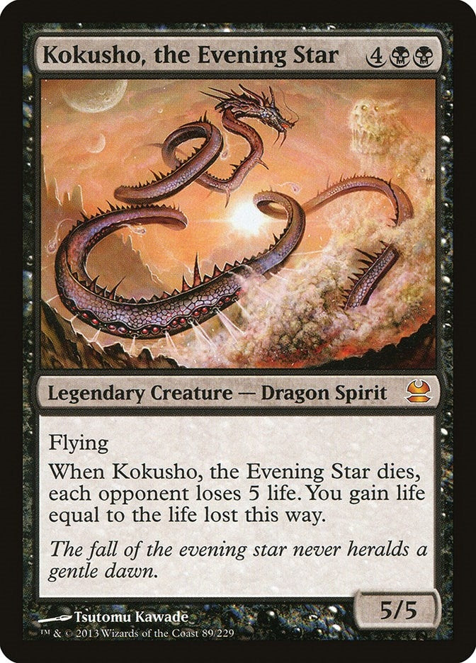 Image for Kokusho, the Evening Star (89) (MMA) - Magic: The Gathering