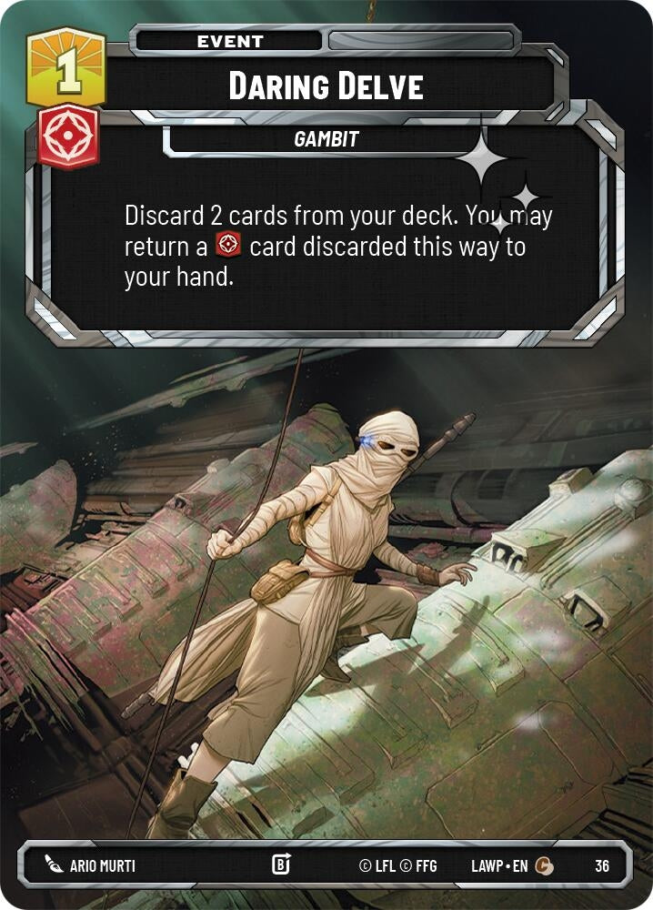 Image for Daring Delve (Foil) (36) (LAW-WPP) - Star Wars: Unlimited